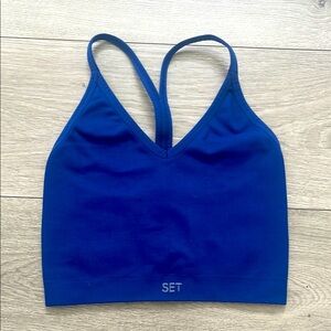 SET active blue tank /  Bra